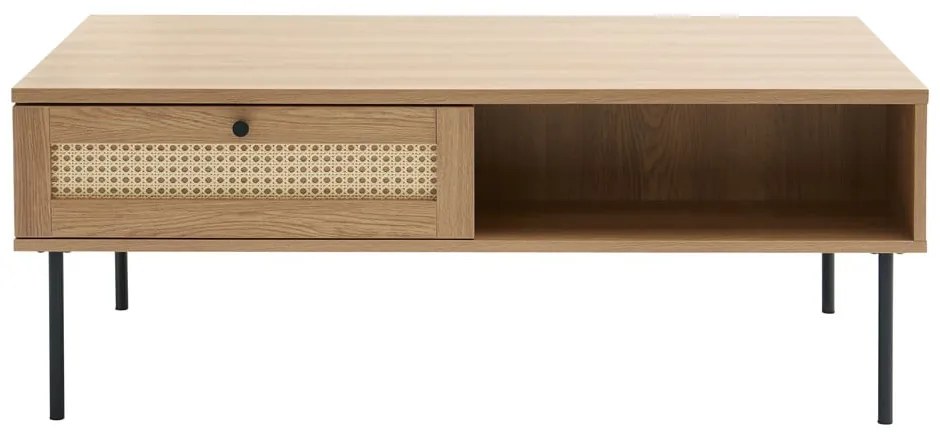 Natúr színű dohányzóasztal 60x110 cm Pensacola – Unique Furniture