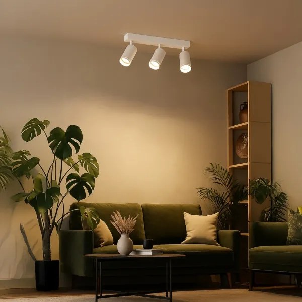 Spotlámpa PIPE 3xGU10/10W/230V fehér