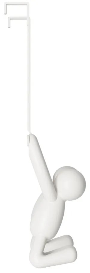 Fehér műanyag ajtófogas 22 cm Buddy – Umbra