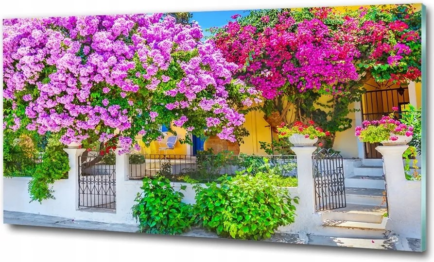 Fotó vászonkép edzett üveg Orchidea 100x70