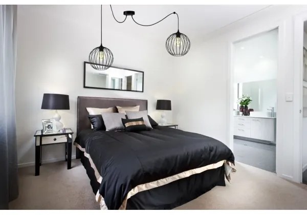 Csillár zsinóron MATT 2xE27/60W/230V pók