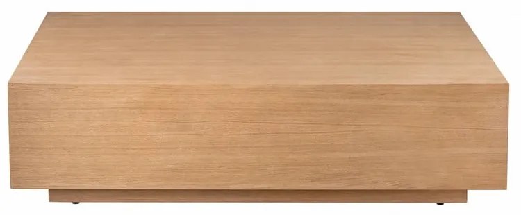 Natúr színű dohányzóasztal tölgyfa dekorral 70x100 cm GOBA – Blomus