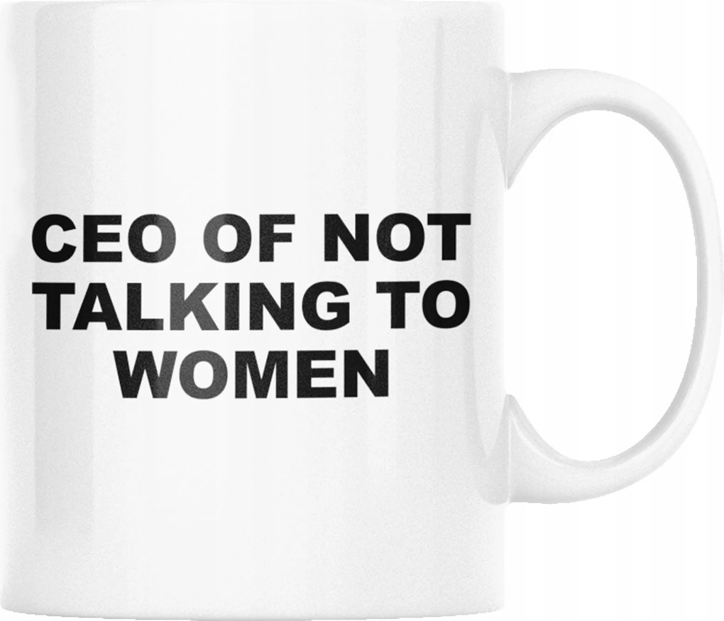 Ceo Of Not Talking Bögre Női Vicces Ajándék 330ml Csomagolás