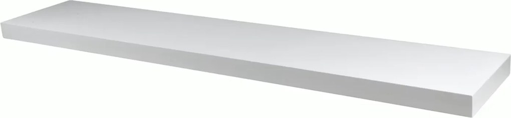 Fali polc SHELORA 120x23,5 cm, fehér