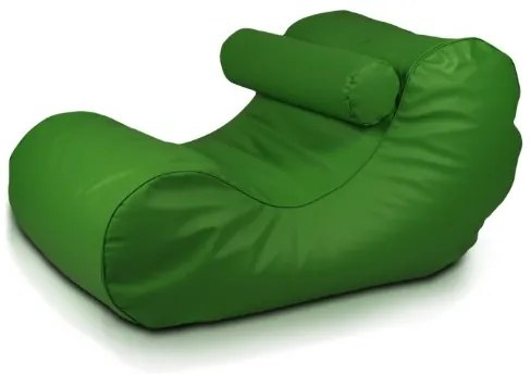 Babzsák nyugágy XL öko-bőr TiaHome - Lime