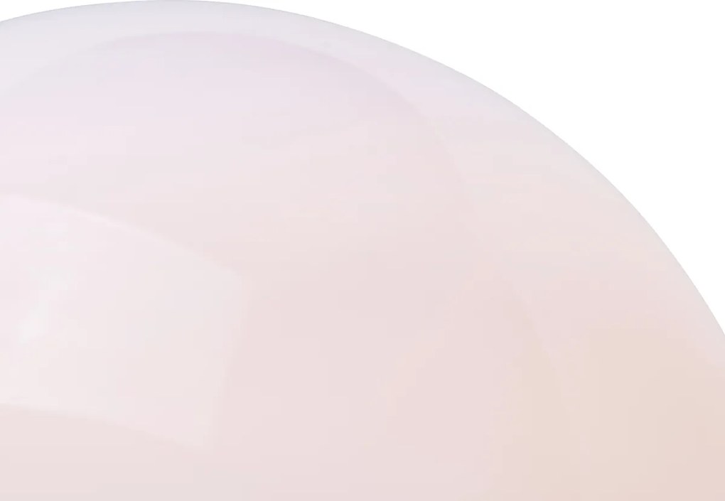 Modern kültéri fali lámpa rozsdamentes acél műanyag gömbbel IP44 - Sfera