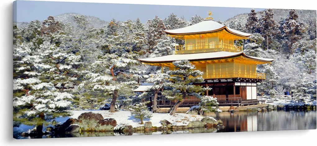 Kép - Kinkakuji, Japán (120x50 cm)