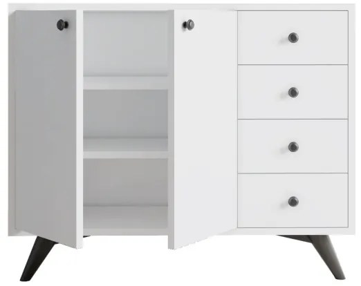 Szekrény WAGA 82x100 cm fehér