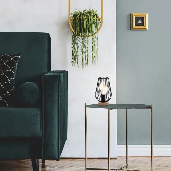 Rabalux 6915 - Asztali lámpa GREMIO 1xE27/40W/230V fekete