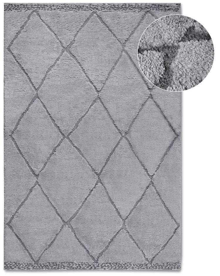 Szürke szőnyeg 120x170 cm Perrotin Light Grey – Elle Decoration