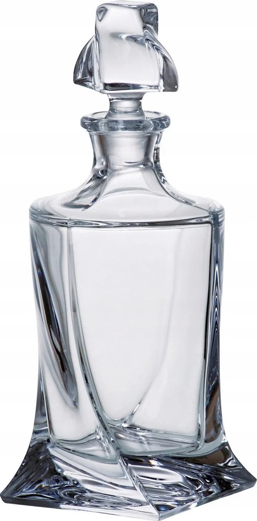 Bohemia Quadro Kancsó Kristály 0,77 L Whisky Tinktúra Ajándék