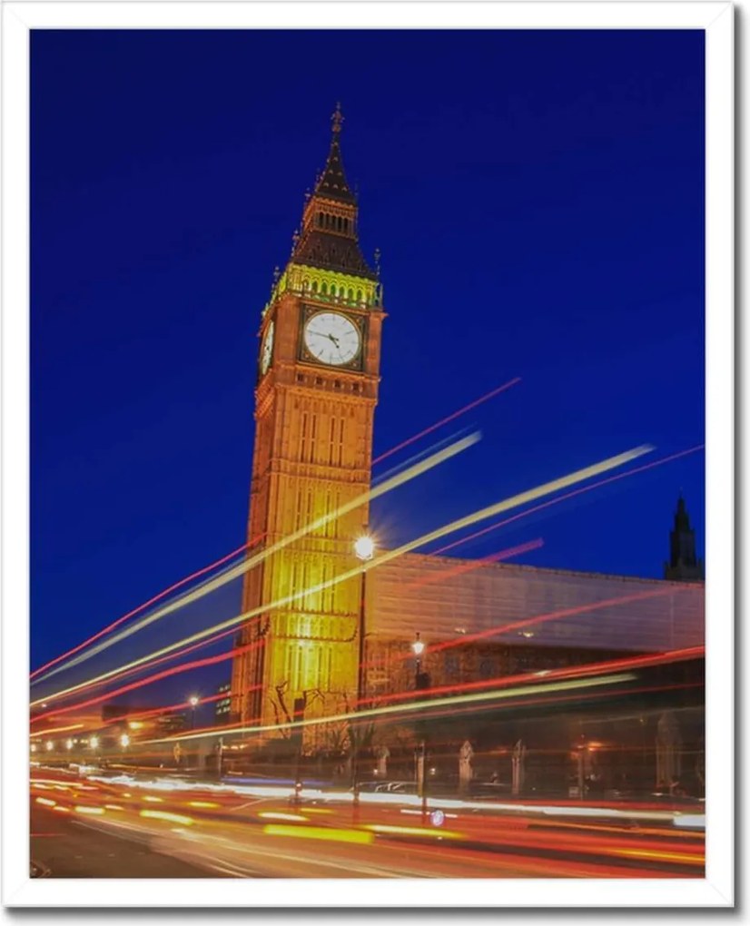 Poszterek keretben 40x50 Big Ben éjszaka