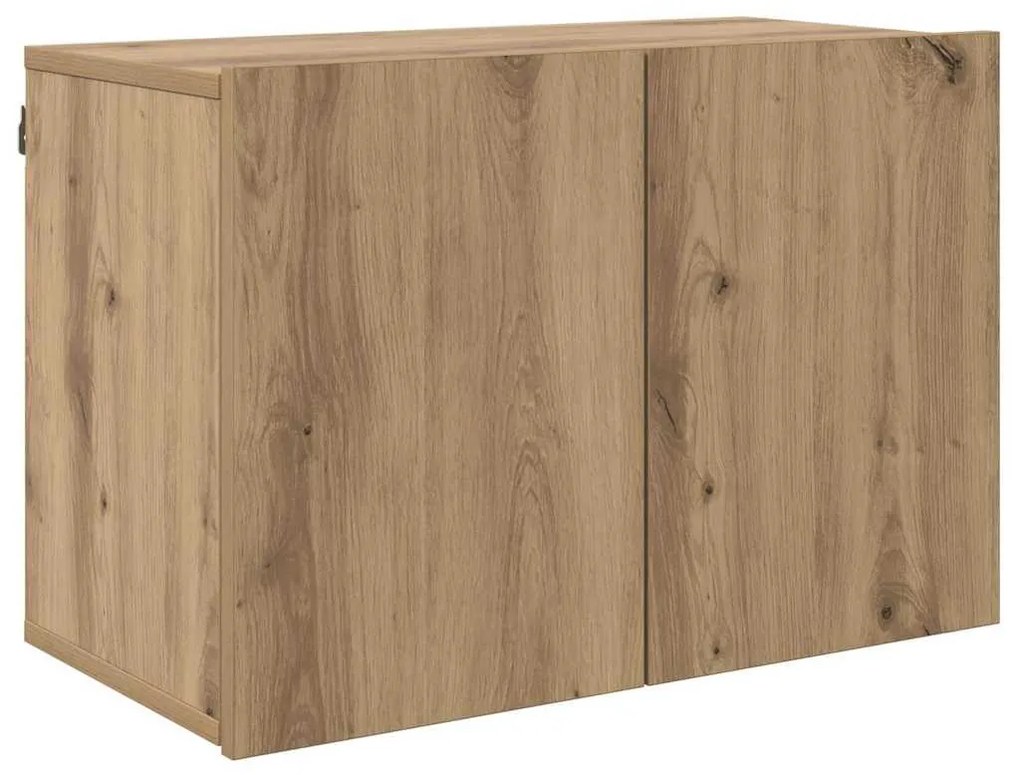 TV egységek Falra szerelhető 6 pcs kézműves tölgy Faanyag