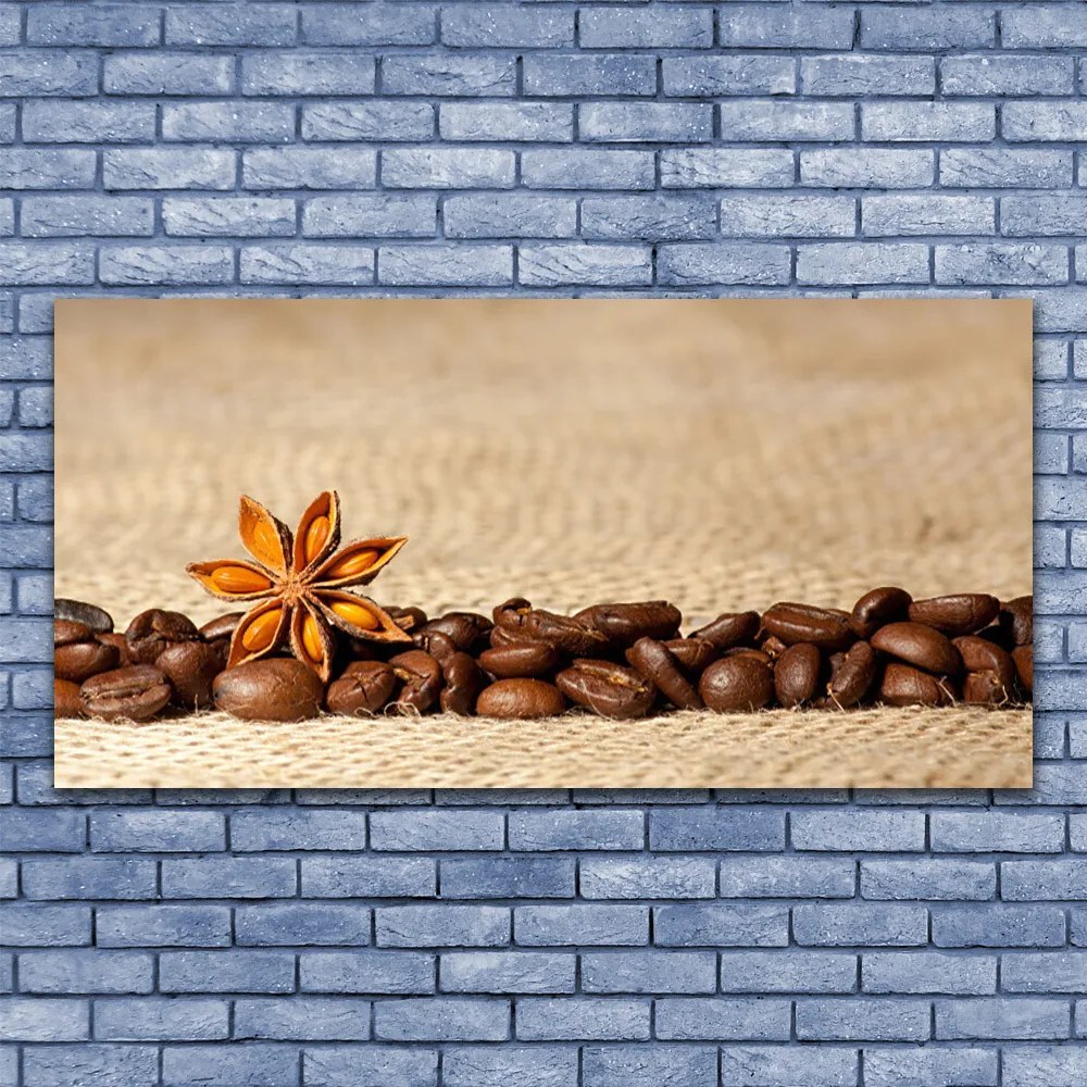 Üvegfotó Konyhai Kávébab 120x60cm
