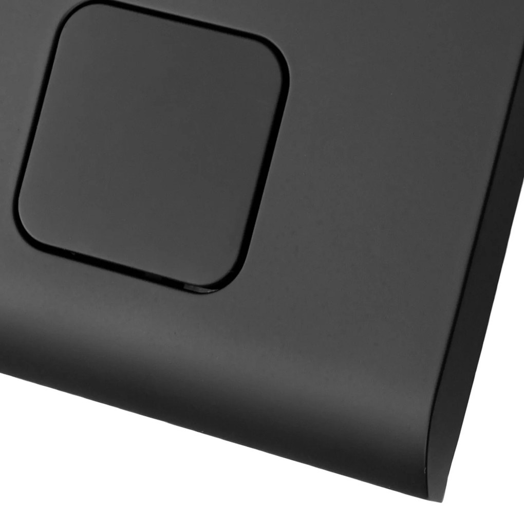 WC öblítő gomb F Black Mat