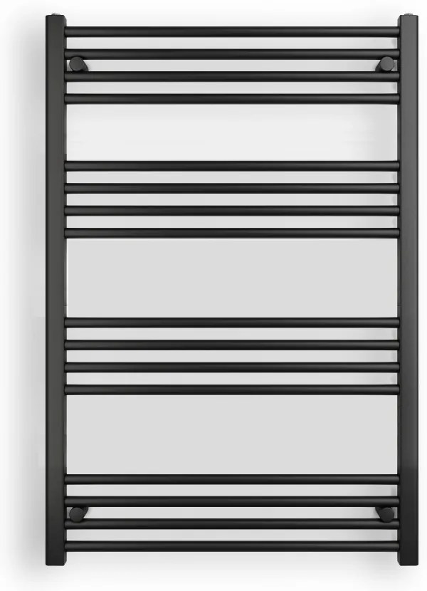 Fekete 750x1100mm törölközőszárítós fürdőszobai radiátor Welland Lux | Készletről | Gyors kiszállítással