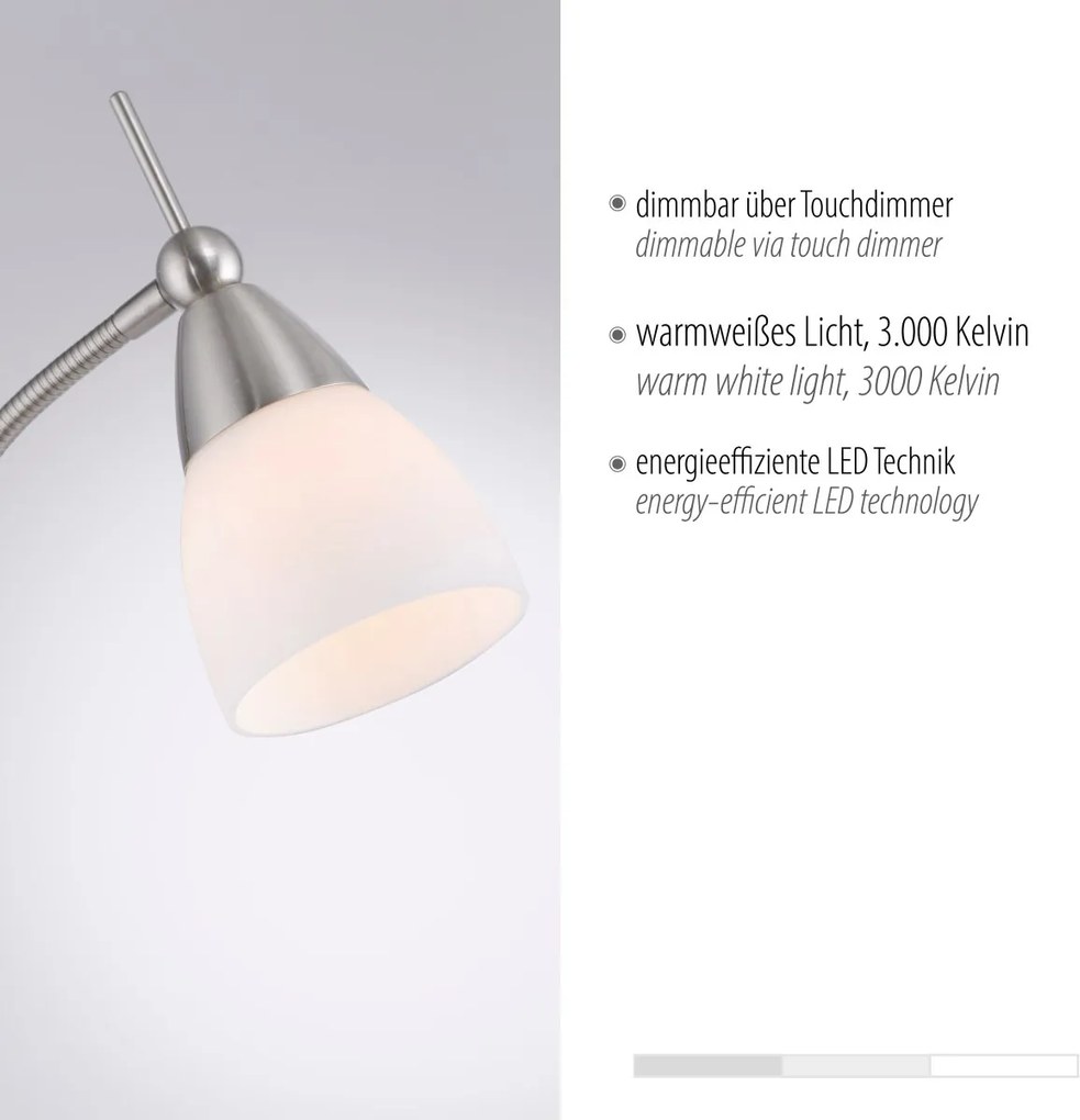 Paul Neuhaus modern állólámpa pino ezüst pln400-55