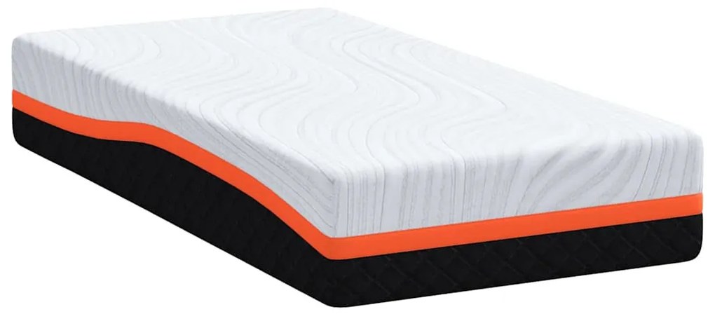 Matrac Fehér és Szürke 80 x 160 cm Memóriahab
