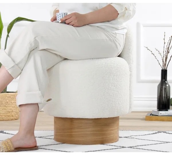 RIKI gyerekfotel 40x47 cm, fehér