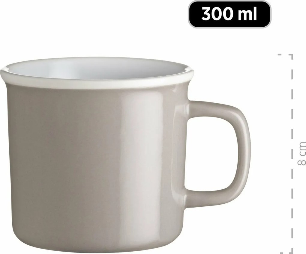 Mäser 16 darabos MAILA étkészlet – világoskék mix