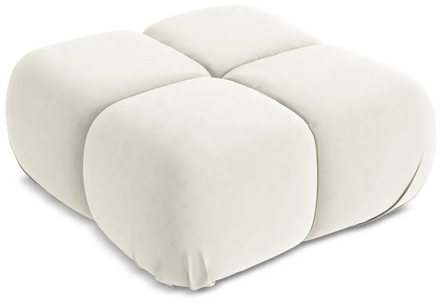 Fehér bársony moduláris lábtartó Lokua – Makamii