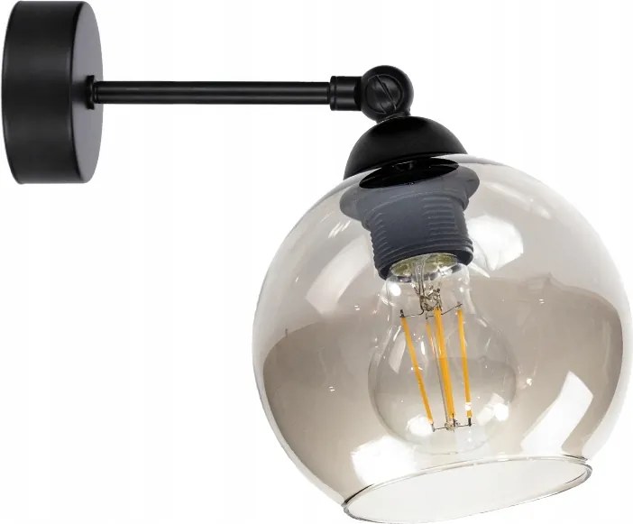 Fali Lámpa Loft Mozgatható Üveg Lámpabúra