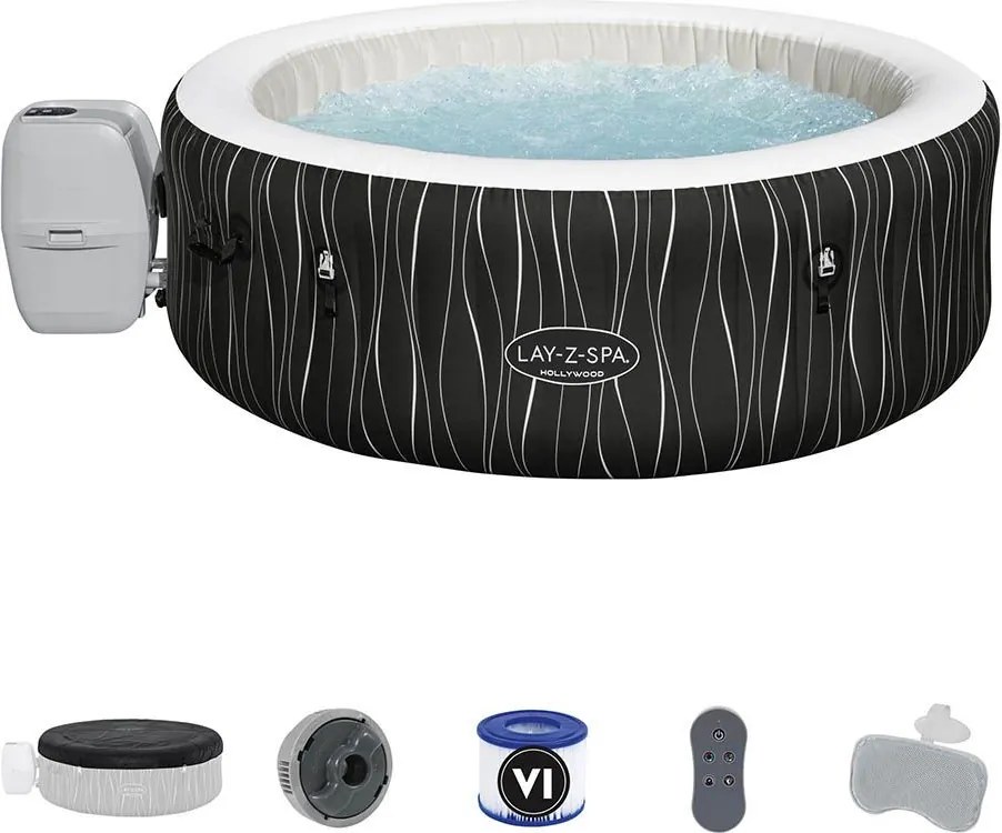 Lay-Z-Spa Hollywood AirJet masszázsmedence 196 cm x 66 cm
