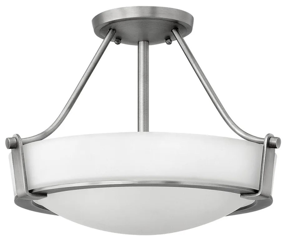 ELSTEAD HK-HATHAWAY-SFSN HATHAWAY Klasszikus Mennyezeti Lámpa Fehér, Ezüst E27 IP20