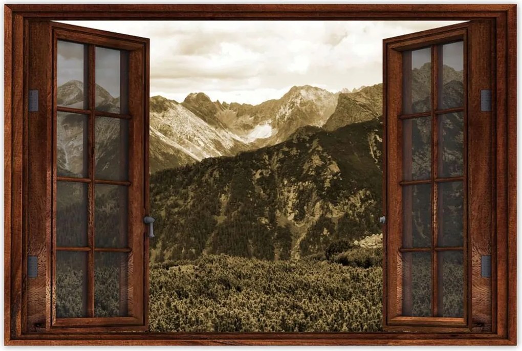 Poszterek 120x80 Tátra Lengyel hegyek Kilátás