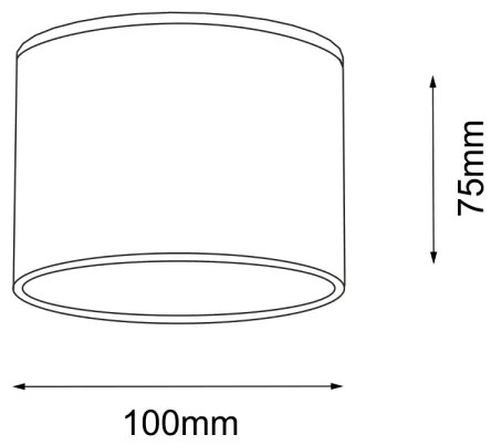 Shilo 7075 - Mennyezeti lámpa SUWA 1xGX53/15W/230V fekete