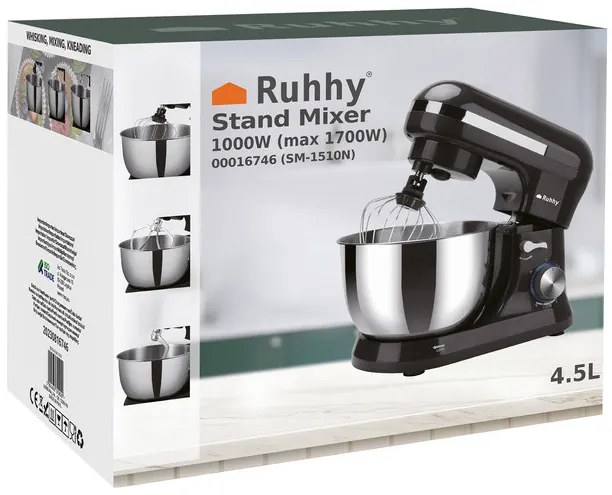 Ruhhy 1700W-os bolygókeverős konyhai robotgép