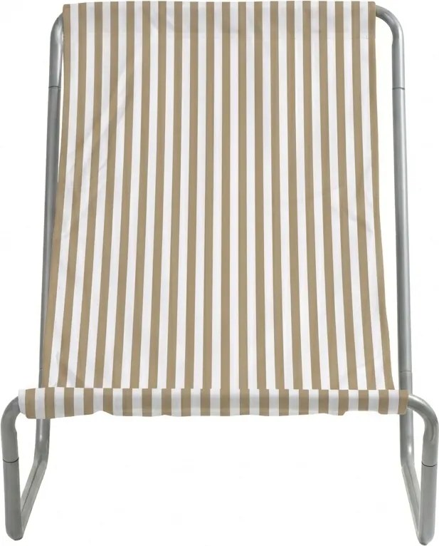 Összecsukható strandnyugágy SAND STRIPES, barna