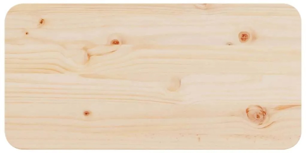 Dohányzóasztal Természetes 80 x 39,5 x 33,5 cm Tömör fenyőfa