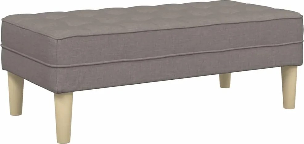 vidaXL pad párnával Tópszínű 113 x 57 x 39 cm szövet