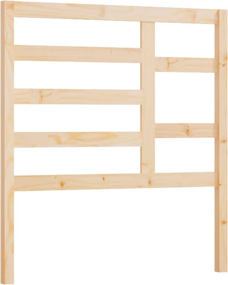 vidaXL tömör fenyőfa ágyfejtámla 96x4x104 cm