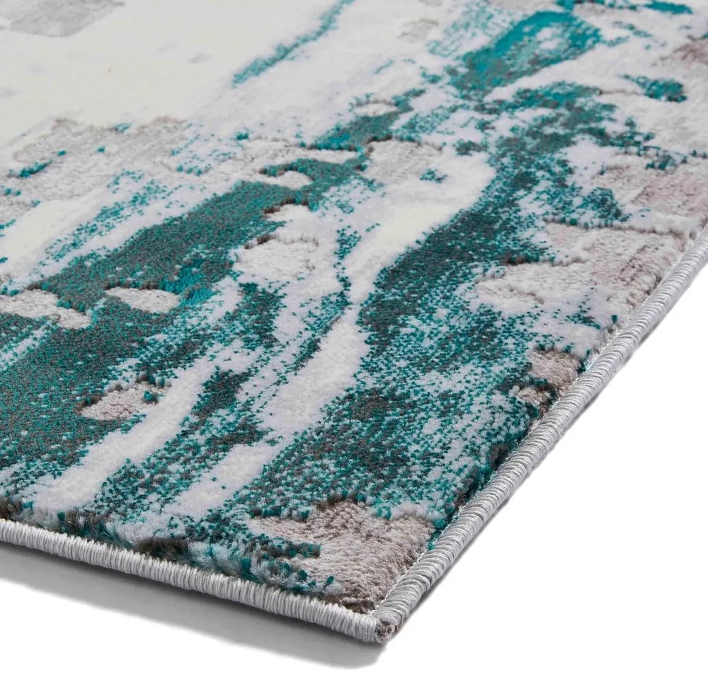 Apollo szürke-zöld szőnyeg, 160 x 220 cm - Think Rugs