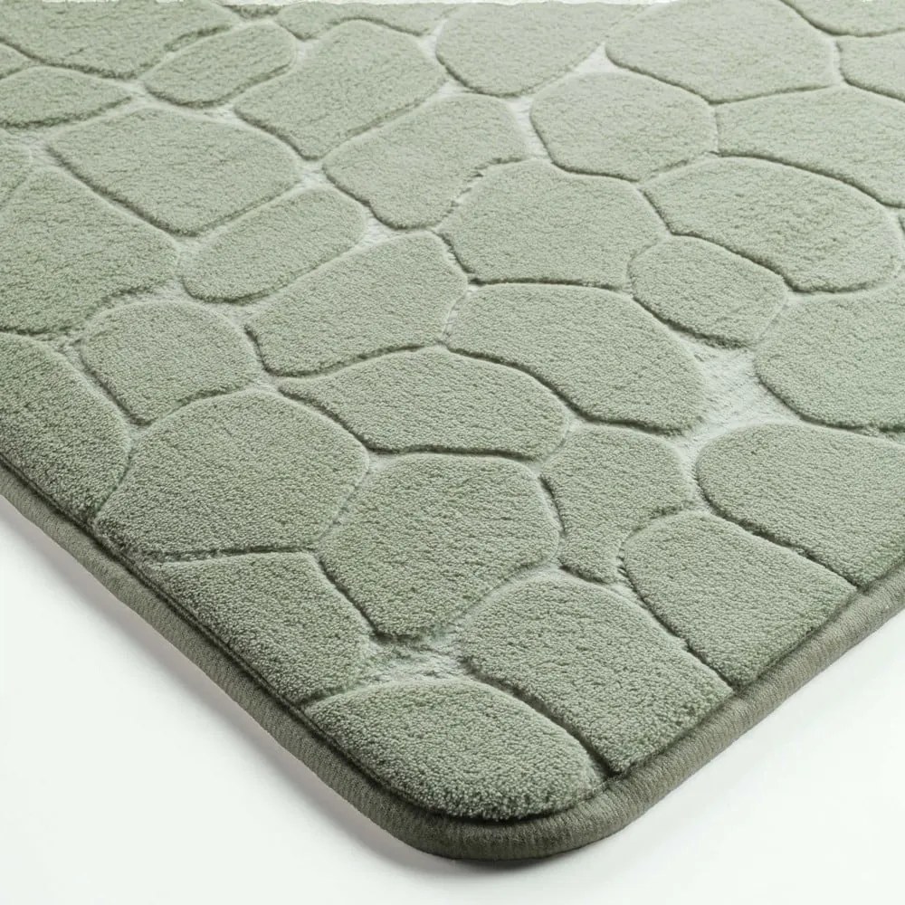 Zöld fürdőszobai kilépő 50x120 cm Ricochet – douceur d'intérieur