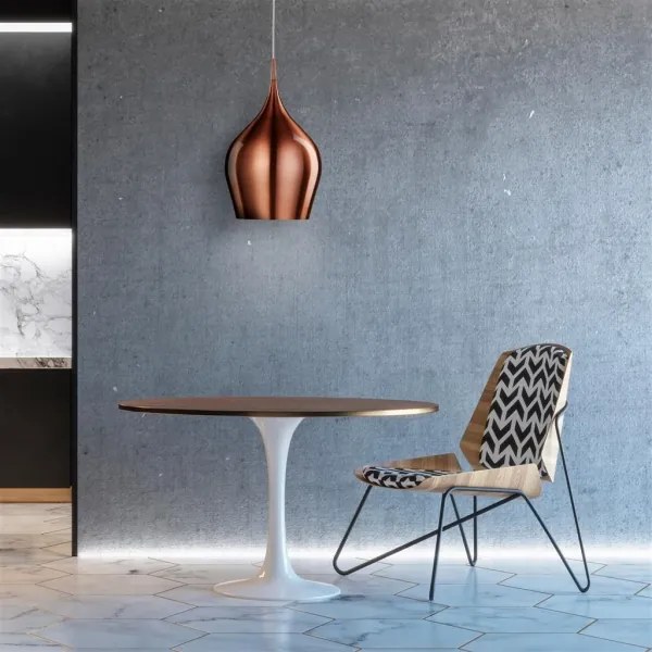 Searchlight 6461-12GO - Csillár zsinóron VIBRANT 1xE27/60W/230V barna