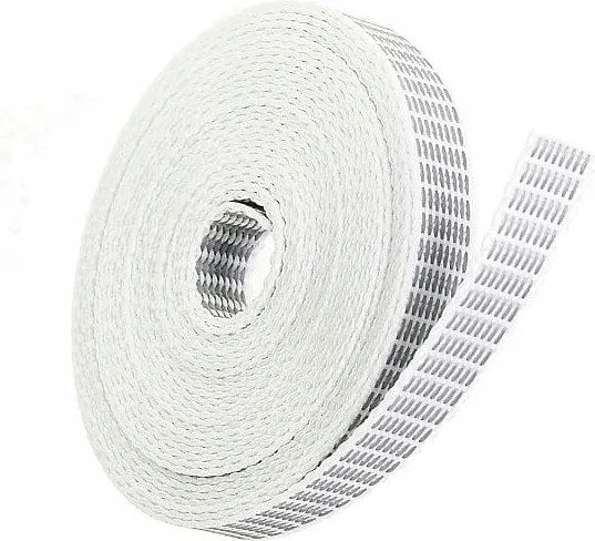 Szíj Kültéri redőnyökhöz szürke fehér 5mb Erős Standard