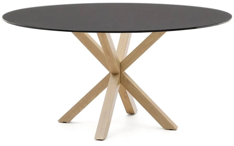 Kerek étkezőasztal üveg asztallappal ø 150 cm Argo – Kave Home