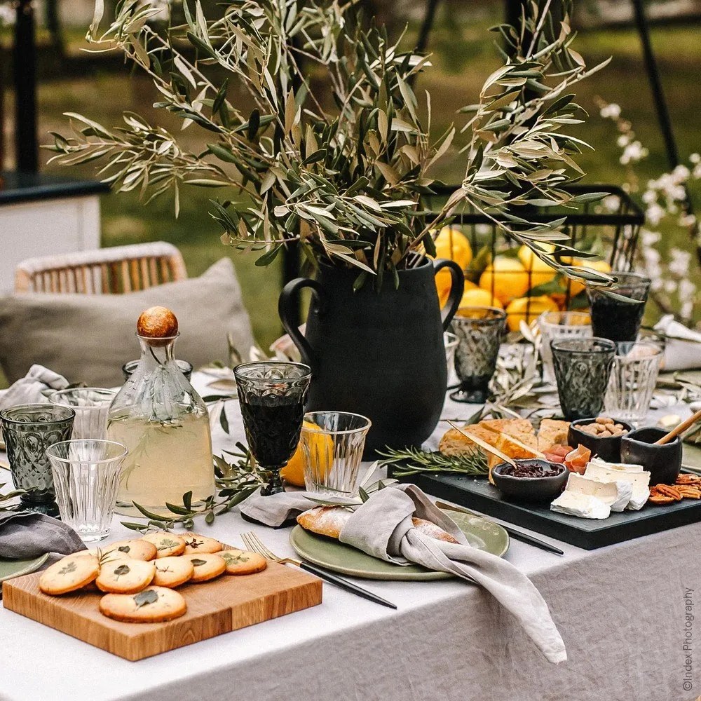 Lyonnais sötétszürke borospohár, 230 ml - La Rochère