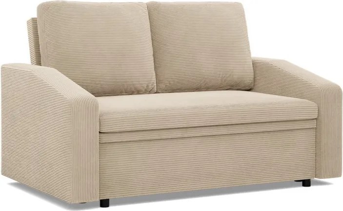 Zeus kanapé, kordbársony, hab töltet, döntött kartámasz, bézs