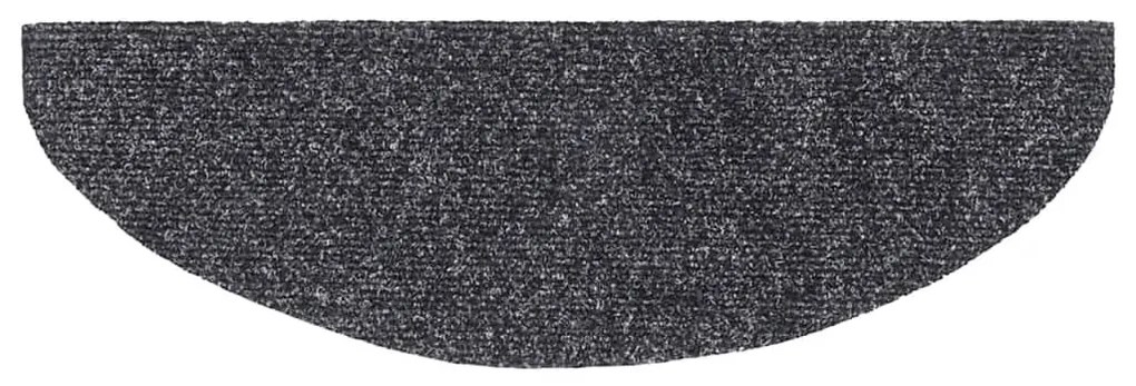 5 db sötétszürke tűlyukasztott öntapadó lépcsőszőnyeg 65x21x4cm