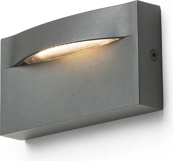 RENDL BOBO RC fali lámpa antracitszürke 230V LED 8W IP65 3000K