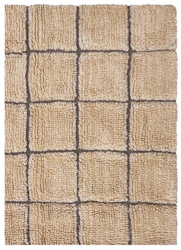 Borostyán színű kézi szövésű gyapjú szőnyeg 170x240 cm Mosaic Amber – Lorena Canals
