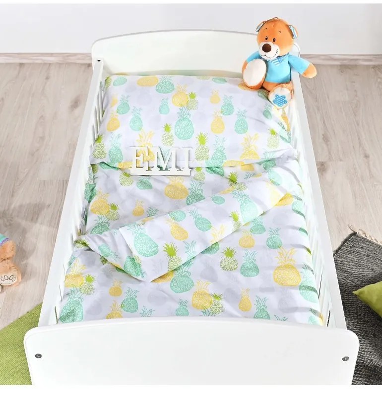 EMI Ananas gyermek ágyneműhuzat, Párna 70x90