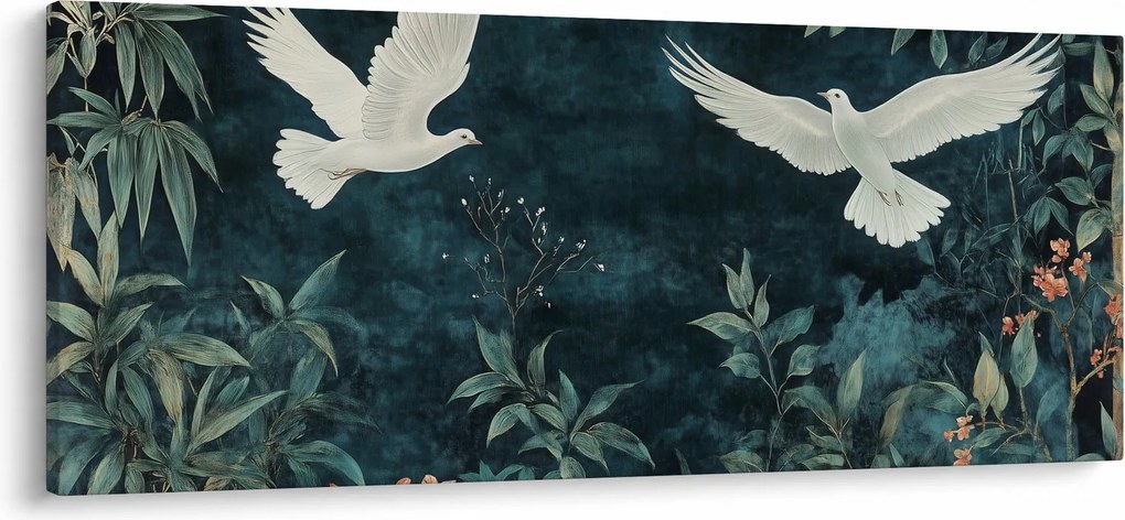 Kép - Két galamb (120x50 cm)