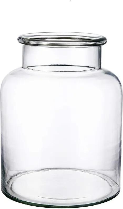 KLARA üveg váza 15cm átlátszó