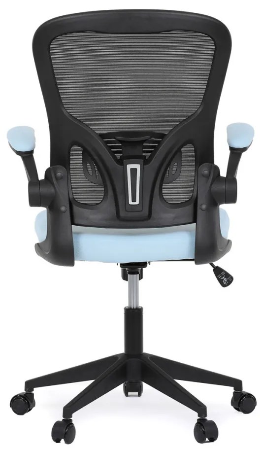 Scaun pivotant de birou albastru cu mecanism de pivotare. Capacitate de încărcare: . KA-V317