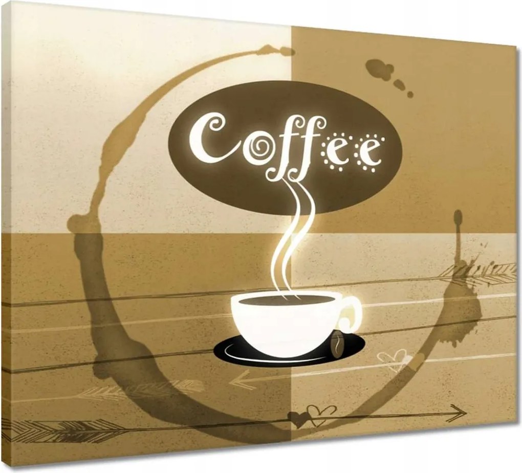 Vászonkép 50x40 Kávés látomás